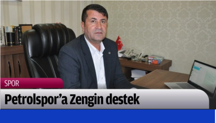 Mahsum Zengin, Batman Petrolspor'a Maddi Destek Sagladi